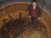Rob Martin in the well