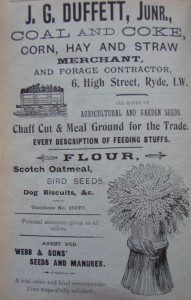 Kellys directory 1904 Duffett advert