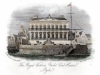Etching of Royal Victoria Yacht Club, Ryde, Isle of Wight