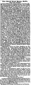 Royal Kent Hotel article Hants Tel May 15 1837
