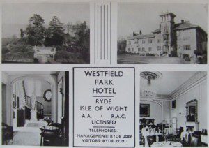 Westfield Park Hotel brochure cover